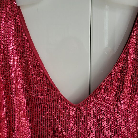 Banana Republic Pink Silk and Sequin Cami Size XS - Picture 2 of 5